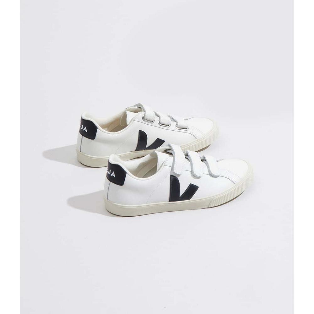 Αθλητικά Παπούτσια ανδρικα Veja 3-LOCK LEATHER White/Black | GR 300NWY